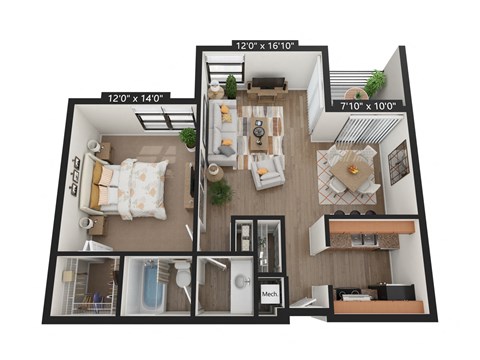 6730 Bull Run Road 1-2 Beds Apartment for Rent - Photo Gallery 25